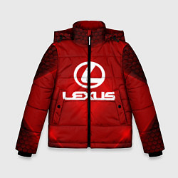 Куртка зимняя для мальчика Lexus: Red Light, цвет: 3D-черный