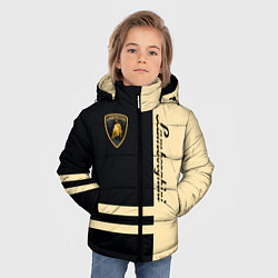 Куртка зимняя для мальчика Lamborghini Sport, цвет: 3D-черный — фото 2