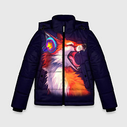 Куртка зимняя для мальчика Disco Fox, цвет: 3D-черный