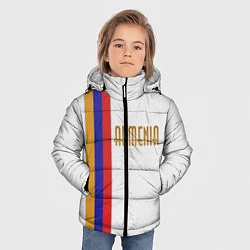Куртка зимняя для мальчика Armenia Line, цвет: 3D-черный — фото 2
