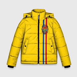 Зимняя куртка для мальчика Молдавия: лента с гербом