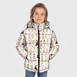 Куртка зимняя для мальчика MONSTA X 10, цвет: 3D-светло-серый — фото 2
