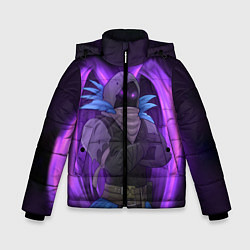 Куртка зимняя для мальчика Violet Raven, цвет: 3D-черный