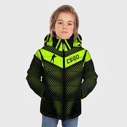 Куртка зимняя для мальчика CS:GO Carbon Form, цвет: 3D-светло-серый — фото 2