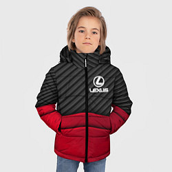 Куртка зимняя для мальчика Lexus: Red Carbon, цвет: 3D-красный — фото 2