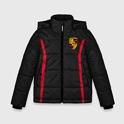 Куртка зимняя для мальчика Porsche: Sport Edition, цвет: 3D-светло-серый