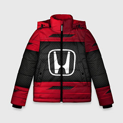 Куртка зимняя для мальчика Honda Sport, цвет: 3D-красный
