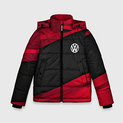 Куртка зимняя для мальчика Volkswagen: Red Sport, цвет: 3D-светло-серый