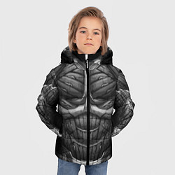 Куртка зимняя для мальчика Экзоскелет, цвет: 3D-светло-серый — фото 2