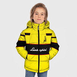 Куртка зимняя для мальчика Lamborghini Style, цвет: 3D-красный — фото 2