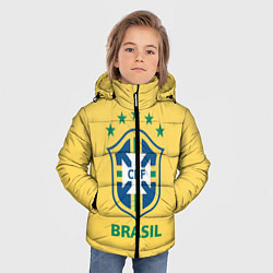 Куртка зимняя для мальчика Brazil Team, цвет: 3D-красный — фото 2