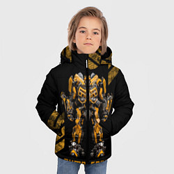 Куртка зимняя для мальчика Bumblebee Auto, цвет: 3D-черный — фото 2