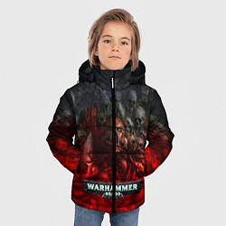 Куртка зимняя для мальчика Warhammer 40000: Dawn Of War, цвет: 3D-красный — фото 2