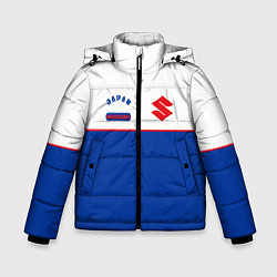 Куртка зимняя для мальчика Suzuki Style, цвет: 3D-черный
