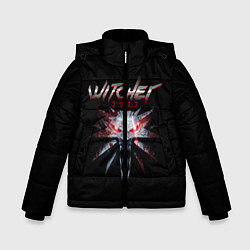 Куртка зимняя для мальчика Witcher 2077, цвет: 3D-светло-серый