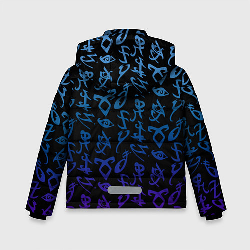 Зимняя куртка для мальчика Blue Runes / 3D-Светло-серый – фото 2