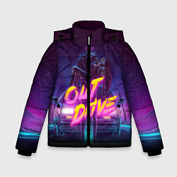Куртка зимняя для мальчика OUT DRIVE, цвет: 3D-черный