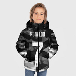 Куртка зимняя для мальчика CRonaldo 7, цвет: 3D-светло-серый — фото 2