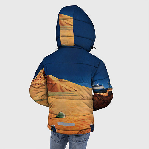 Зимняя куртка для мальчика NASA on Mars / 3D-Светло-серый – фото 4