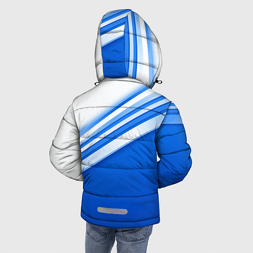 Зимняя куртка для мальчика Россия: голубая волна / 3D-Светло-серый – фото 4