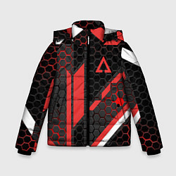 Куртка зимняя для мальчика CS:GO CYREX CARBON, цвет: 3D-красный