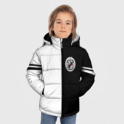 Куртка зимняя для мальчика Monokuma School, цвет: 3D-светло-серый — фото 2