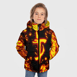 Куртка зимняя для мальчика DOOM: The Crucible, цвет: 3D-черный — фото 2