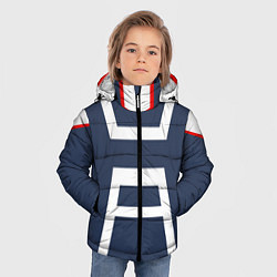 Куртка зимняя для мальчика MHA U A SCHOOL, цвет: 3D-черный — фото 2