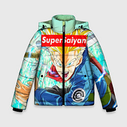 Куртка зимняя для мальчика DBZ: Super Saiyan, цвет: 3D-красный