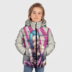 Куртка зимняя для мальчика Jinx: LoL, цвет: 3D-черный — фото 2