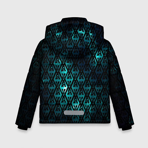 Зимняя куртка для мальчика TES: Blue Pattern / 3D-Светло-серый – фото 2