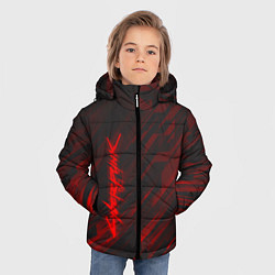 Куртка зимняя для мальчика Cyberpunk 2077: Red Breaks, цвет: 3D-черный — фото 2