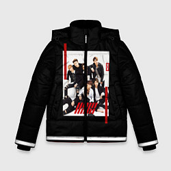 Куртка зимняя для мальчика IKON Band, цвет: 3D-черный