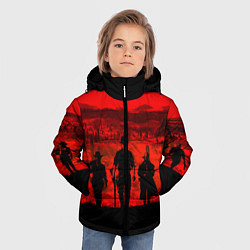 Куртка зимняя для мальчика RDR 2: Sunset, цвет: 3D-черный — фото 2