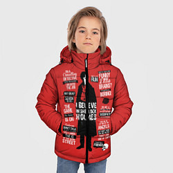 Куртка зимняя для мальчика Шерлок, цвет: 3D-светло-серый — фото 2