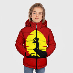 Куртка зимняя для мальчика Гомер и барт, цвет: 3D-красный — фото 2
