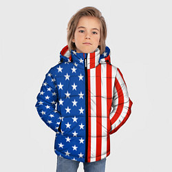 Куртка зимняя для мальчика American Patriot, цвет: 3D-красный — фото 2