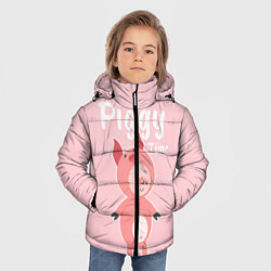 Куртка зимняя для мальчика Piggy Time, цвет: 3D-черный — фото 2