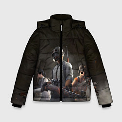 Куртка зимняя для мальчика PUBG Soldier, цвет: 3D-черный