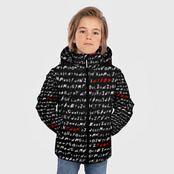 Куртка зимняя для мальчика Cyberpunk 2077: Words, цвет: 3D-черный — фото 2