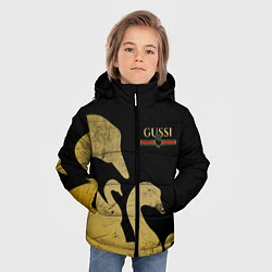 Куртка зимняя для мальчика GUSSI: Gold Edition, цвет: 3D-светло-серый — фото 2