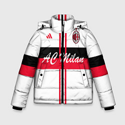 Куртка зимняя для мальчика AC Milan: White Form, цвет: 3D-черный