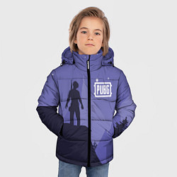Куртка зимняя для мальчика PUBG: Sleep Night, цвет: 3D-светло-серый — фото 2
