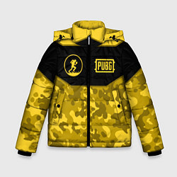 Куртка зимняя для мальчика PUBG Runner, цвет: 3D-черный