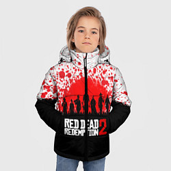 Куртка зимняя для мальчика RDR 2: Red Blood, цвет: 3D-черный — фото 2