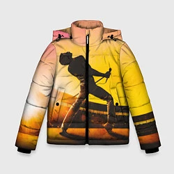 Куртка зимняя для мальчика Bohemian Rhapsody, цвет: 3D-черный