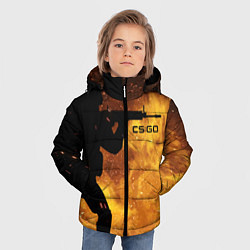 Куртка зимняя для мальчика CS:GO Dark Fire, цвет: 3D-черный — фото 2