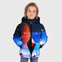 Куртка зимняя для мальчика No Man's Sky: Galaxy, цвет: 3D-светло-серый — фото 2