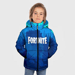 Куртка зимняя для мальчика Fortnite: Blue Forest, цвет: 3D-черный — фото 2