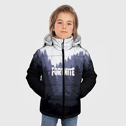 Куртка зимняя для мальчика Fortnite: Dark Forest, цвет: 3D-черный — фото 2